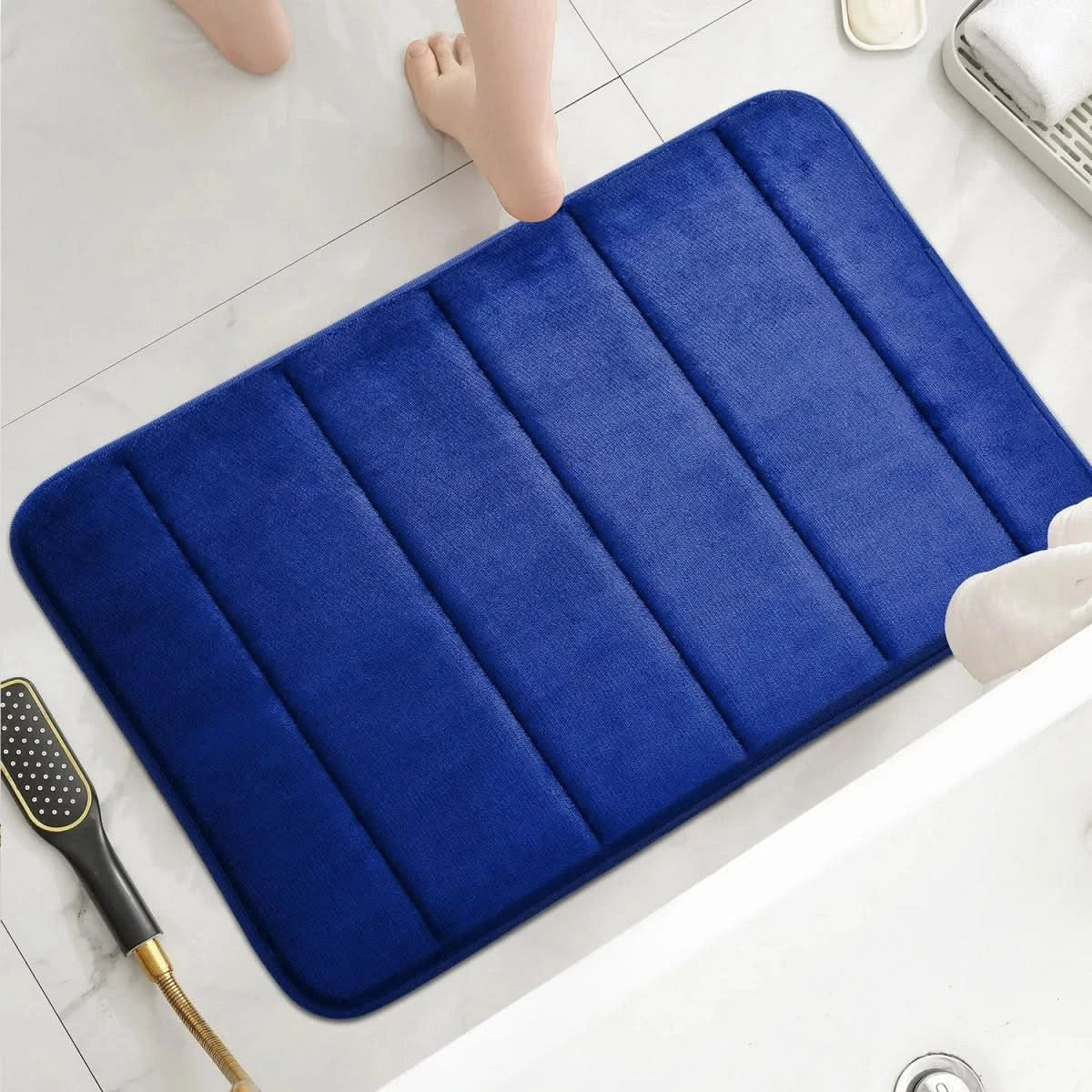 Coral Velvet Mat blød mikrofiberbademåtte med vandabsorberende overflade