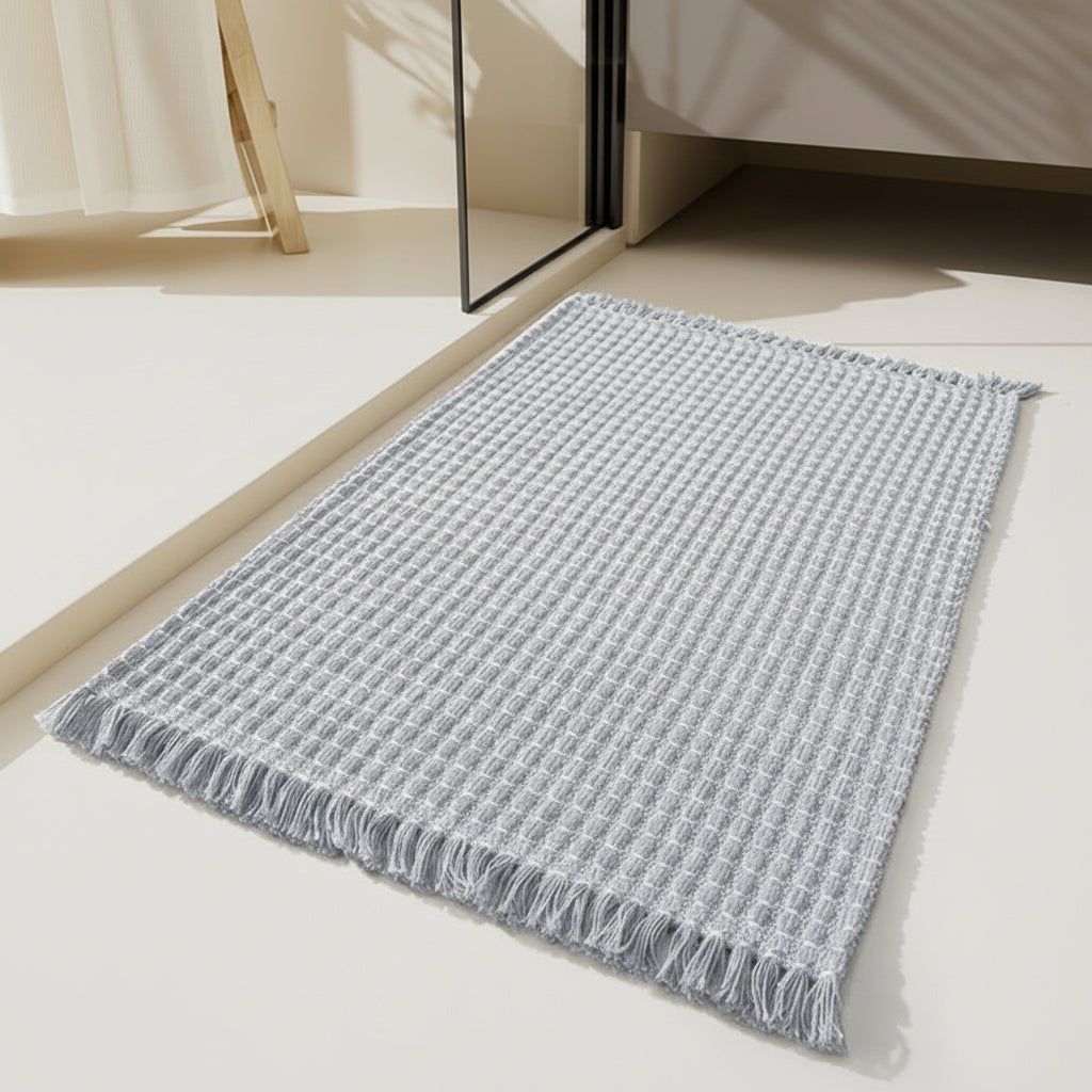CozyDrop blødt bademåtte med tekstureret bagside for daglig komfort