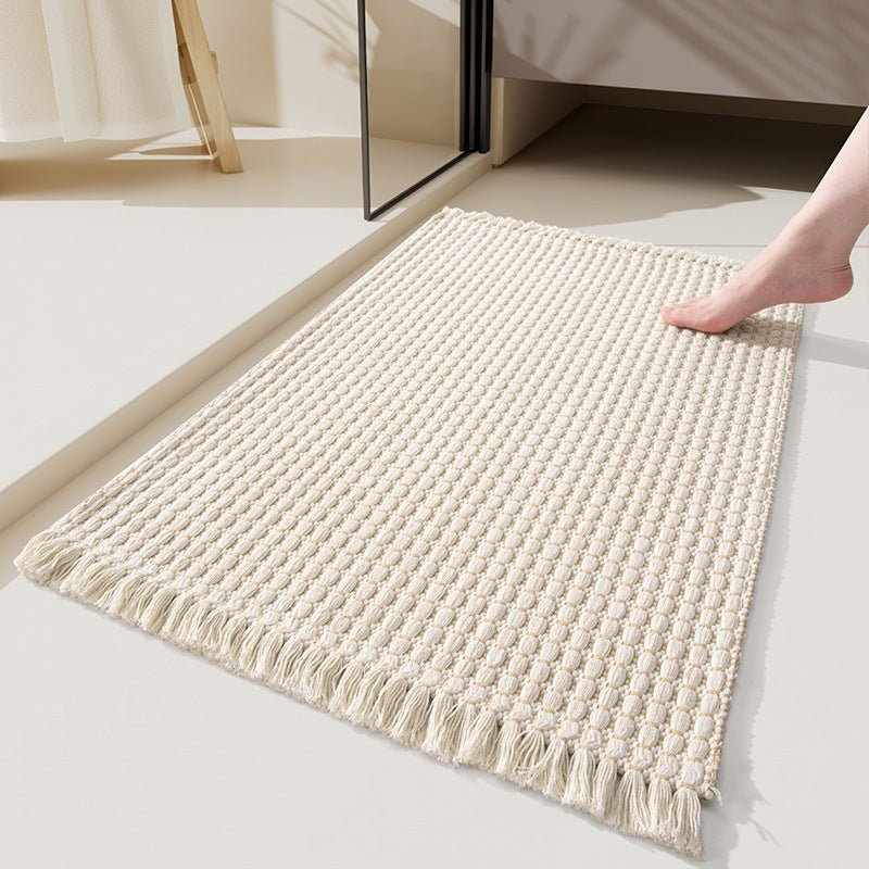 CozyDrop blødt bademåtte med tekstureret bagside for daglig komfort
