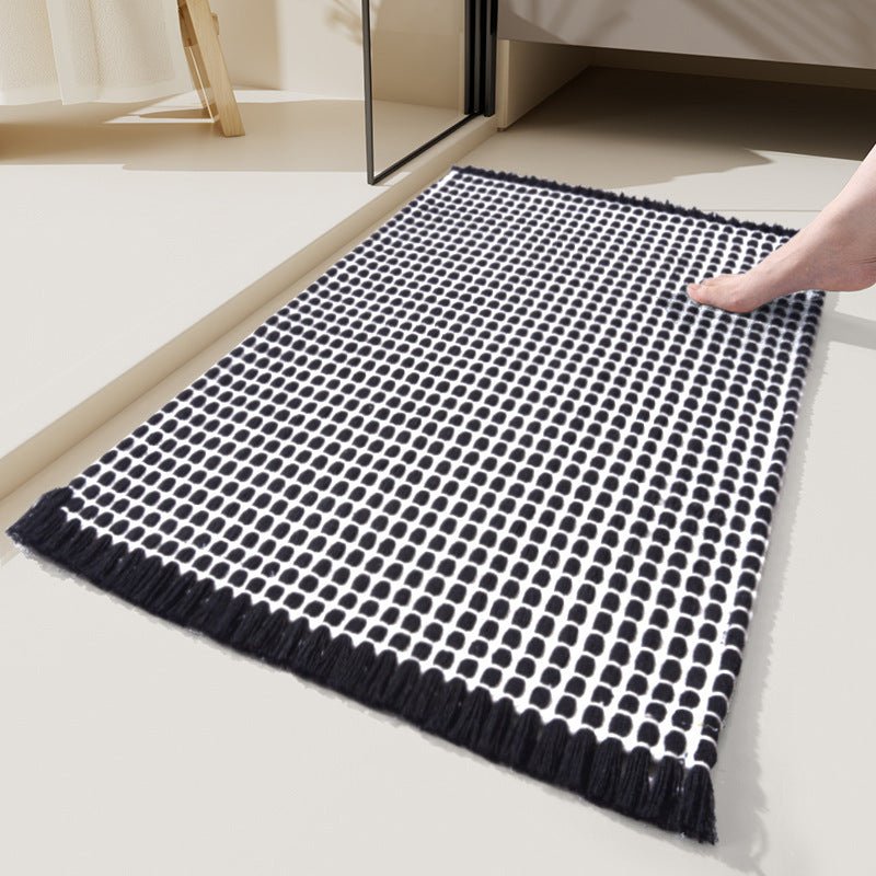 CozyDrop blødt bademåtte med tekstureret bagside for daglig komfort