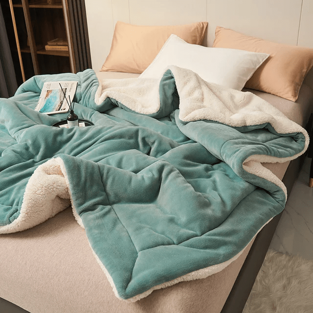 CozyLuxe blød fleeceplaid til daglig komfort