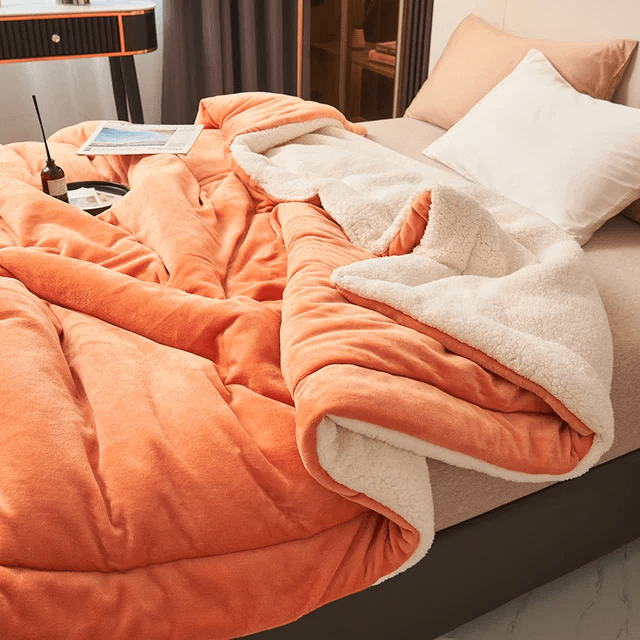 CozyLuxe blød fleeceplaid til daglig komfort