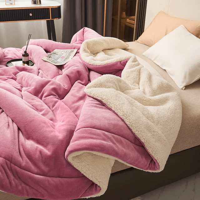 CozyLuxe blød fleeceplaid til daglig komfort