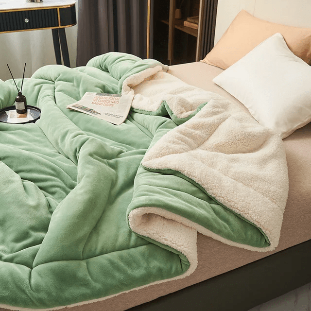 CozyLuxe blød fleeceplaid til daglig komfort