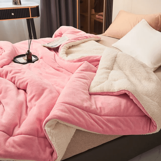 CozyLuxe blød fleeceplaid til daglig komfort