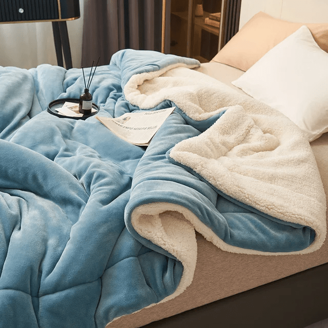 CozyLuxe blød fleeceplaid til daglig komfort