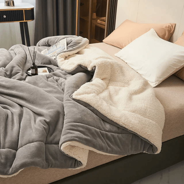 CozyLuxe blød fleeceplaid til daglig komfort