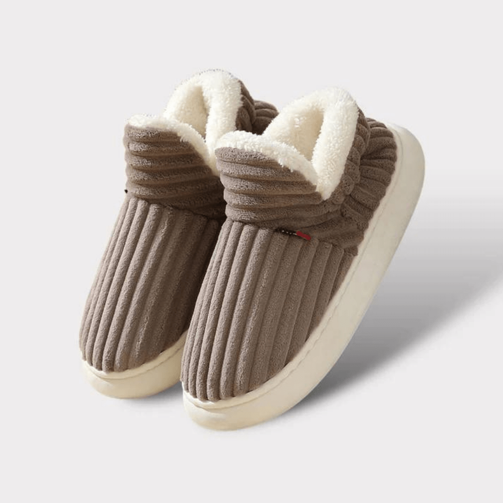 COZYWALK vintervarme tøfler til daglig hyggelig komfort