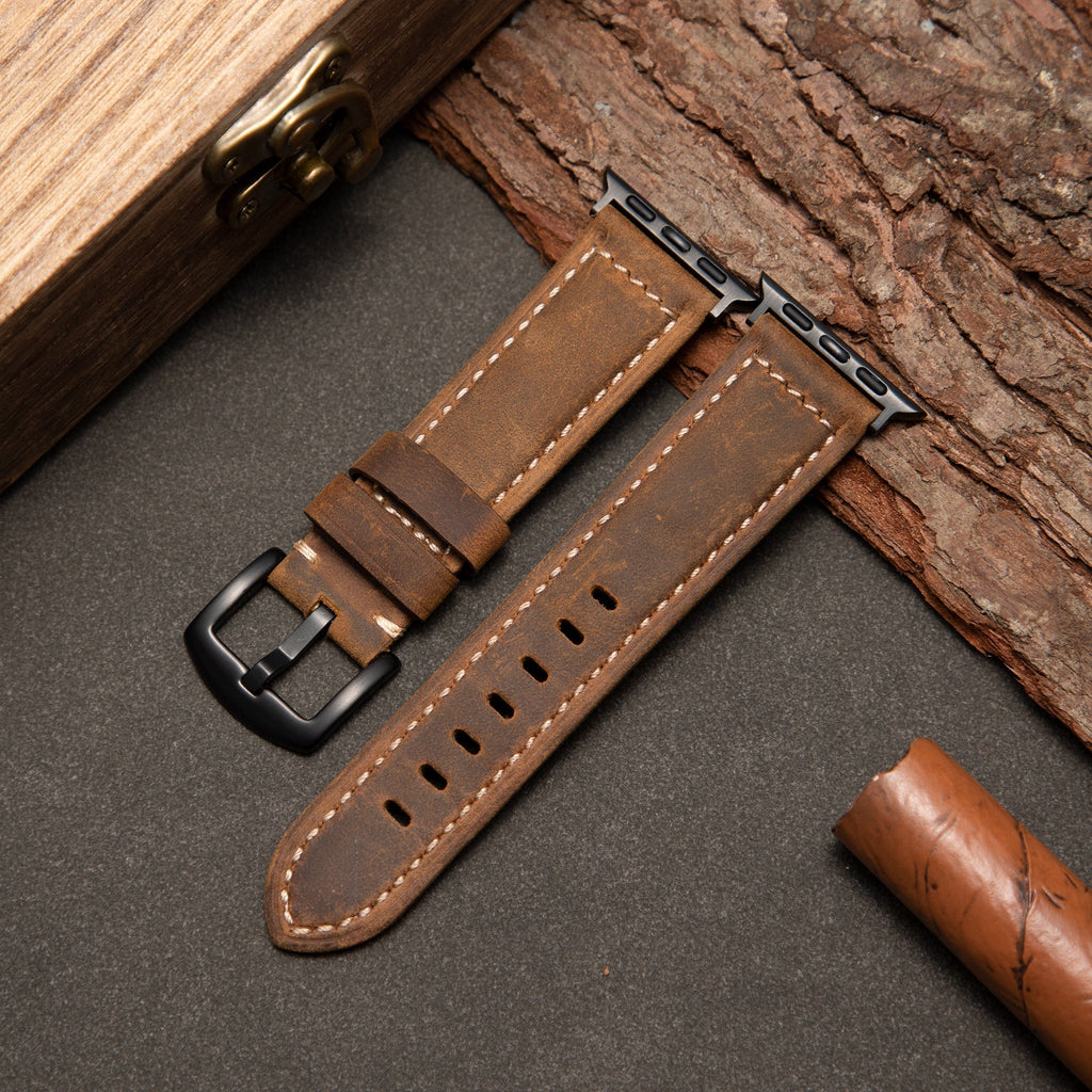 Apple Watch Band For Men With Leather, Timeless Style