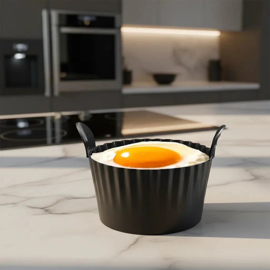 CUPBAKE Æggebægre af silikone, non-stick og genanvendelige, 6 stk.