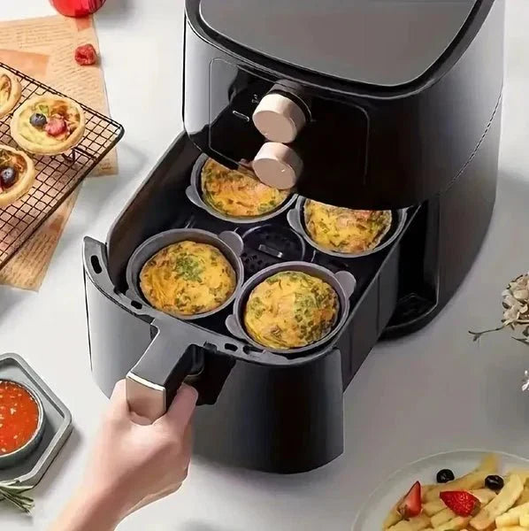 CUPBAKE Æggebægre af silikone, non-stick og genanvendelige, 6 stk.