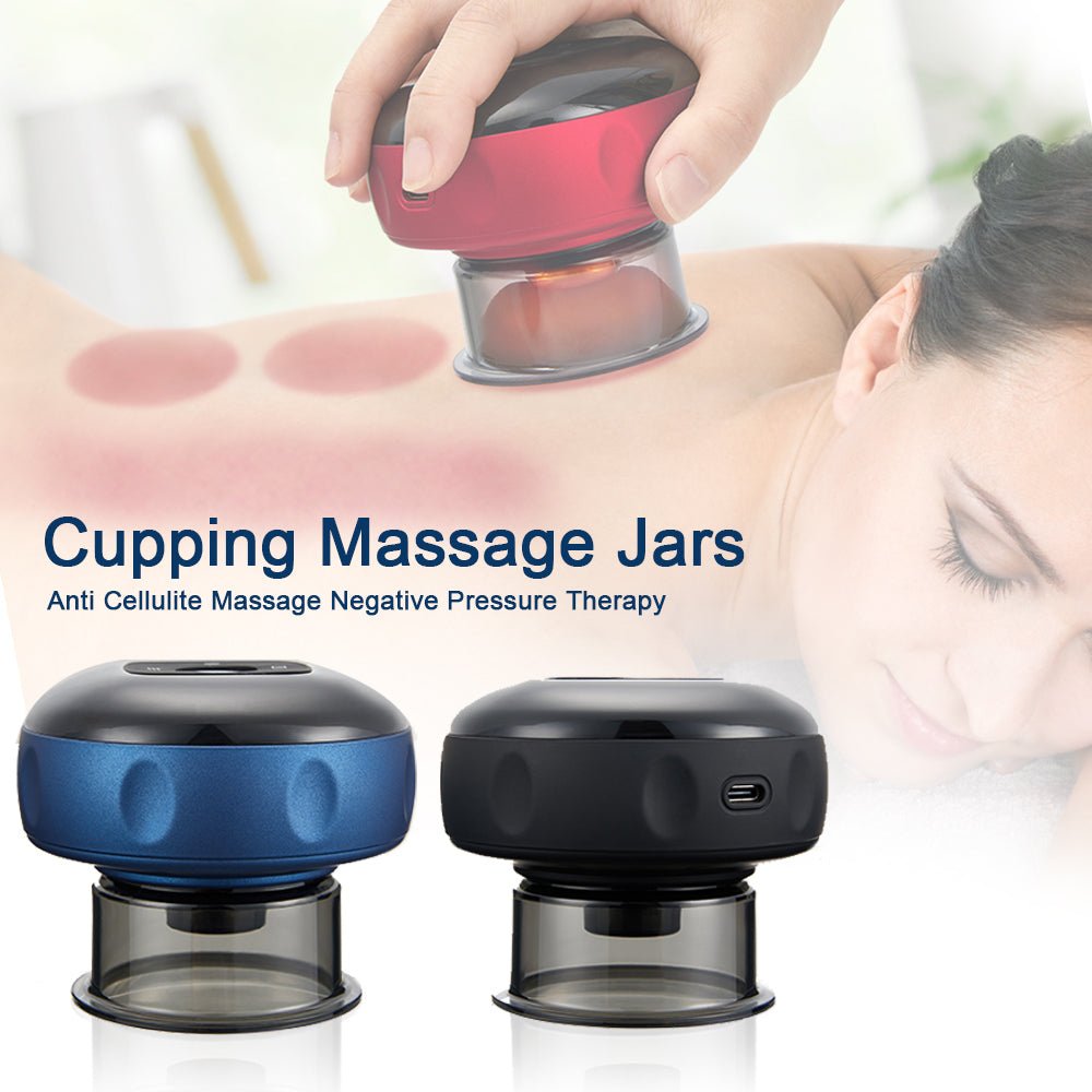CuppingRelief Elektrisk Kopningssæt til Smertelindring og Reduktion af Cellulite