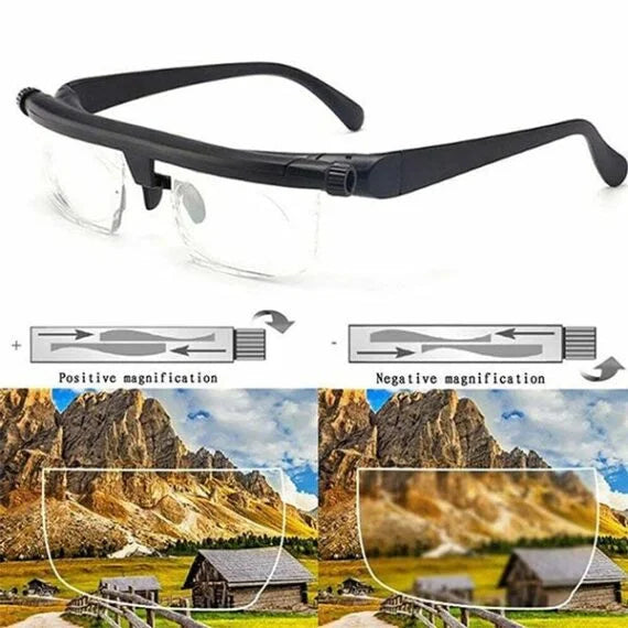 AleraFocus Adjustable Vision Glasses for Near and Far