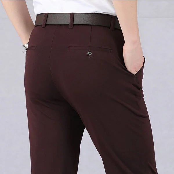 Hoch dehnbare klassische Herrenhose