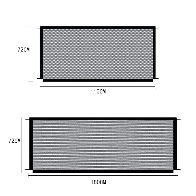 AeroGuard Mesh Baby And Pet Barrier Transparent Durable Gate For Safe Homes