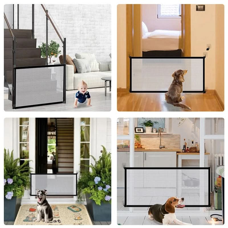 AeroGuard Mesh Baby And Pet Barrier Transparent Durable Gate For Safe Homes