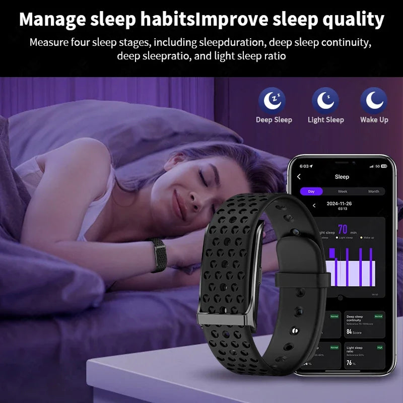 Vandtæt smart fitnessarmbånd til aktivitet hele dagen