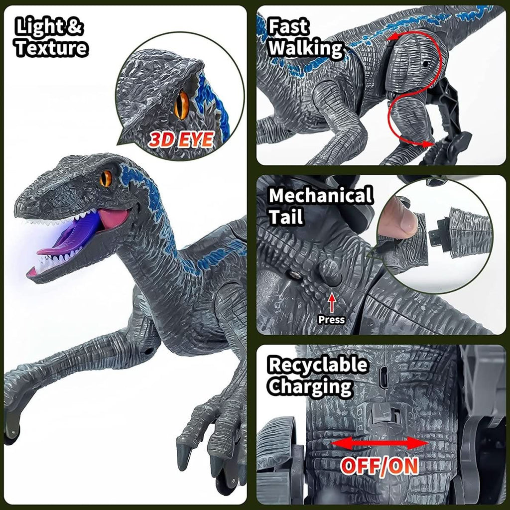 TerraRex Interactive Dinosaur With Light And Sound For Kids Adventure