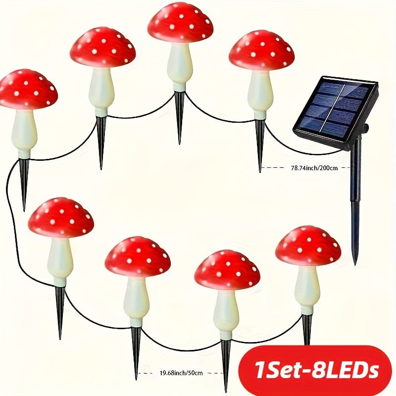 Luz Solar de Jardín en Forma de Hongo MUSHROOMNEST para Espacios Exteriores Encantados