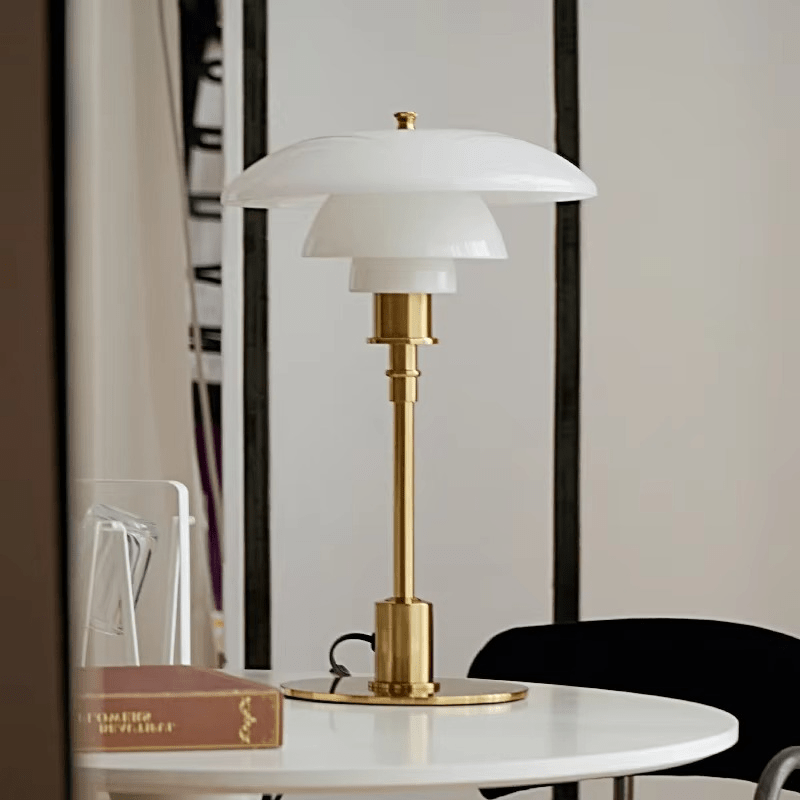 Danish Design Bordlampe med Dæmpbar Varm LED-lys Skandinavisk Stil