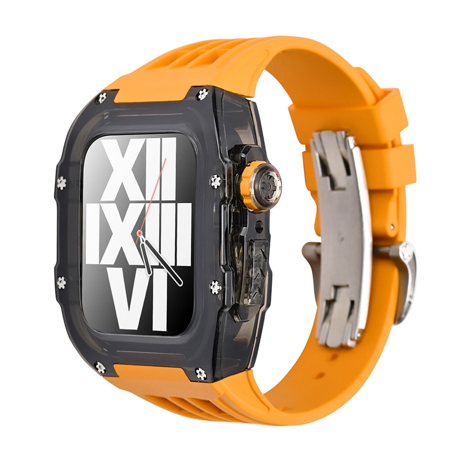 Zestaw ochronny RM V30 Glacier do Apple Watch z paskiem z fluoroelastomeru