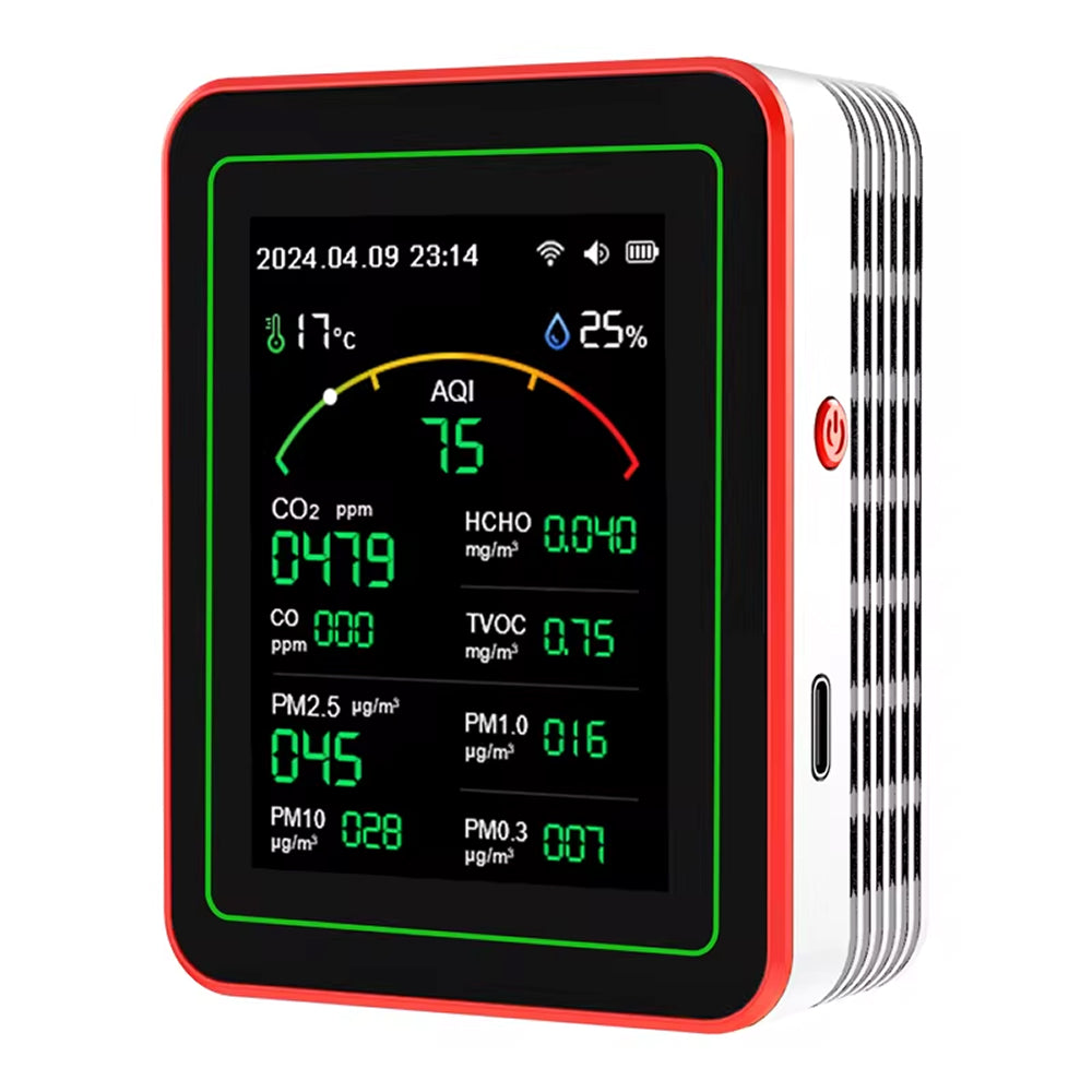 Ev İçin Kompakt CO2 Monitörü, İç Hava Kalitesi İçin