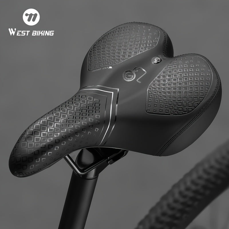 AirCush Inflatable Saddle With TPU Cushion For Long Rides