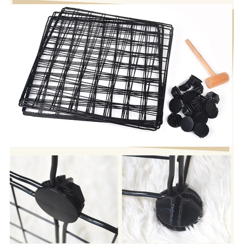 Wire Dog Kennel Flexible Indoor And Outdoor Playpen With Door