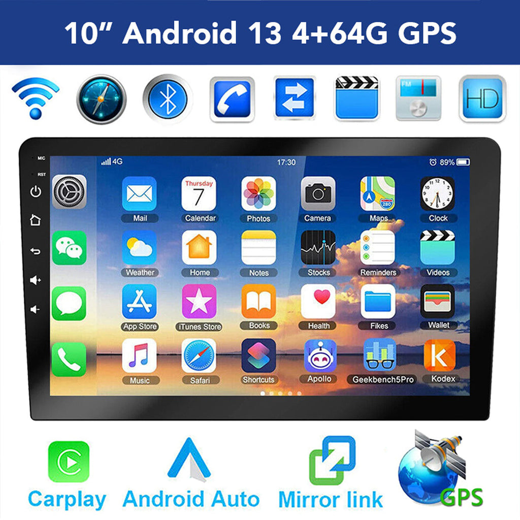 Sistema di navigazione wireless CarPlay con display da 10 pollici