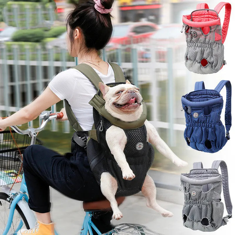 Zaino porta cane per passeggiate e escursioni in comfort