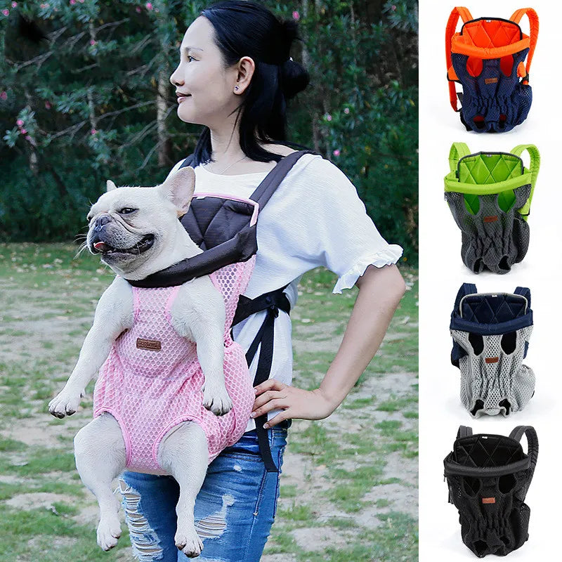 Zaino porta cane per passeggiate e escursioni in comfort