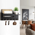DECORHOOK Organizer i massivt træ med kroge og postholder