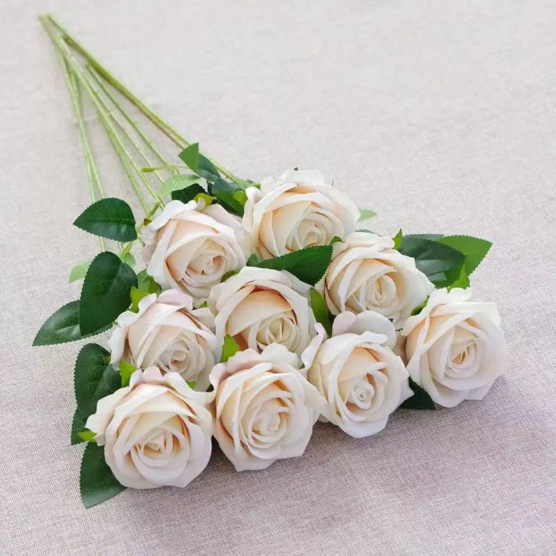 DECOVEL fløjlsroser til Valentinsdag dekoration og romantiske arrangementer
