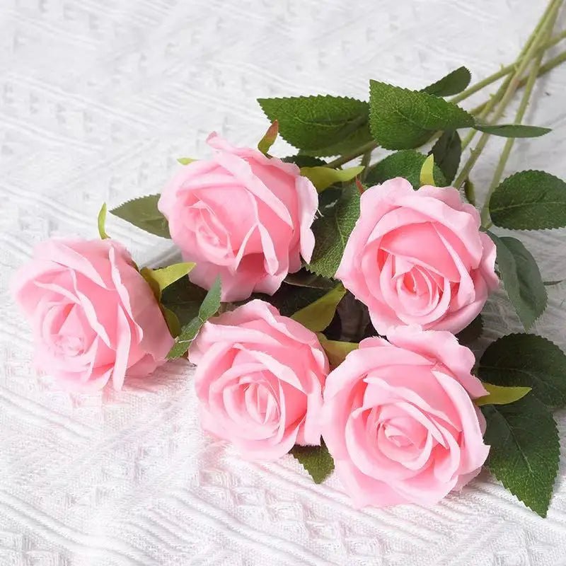 DECOVEL fløjlsroser til Valentinsdag dekoration og romantiske arrangementer