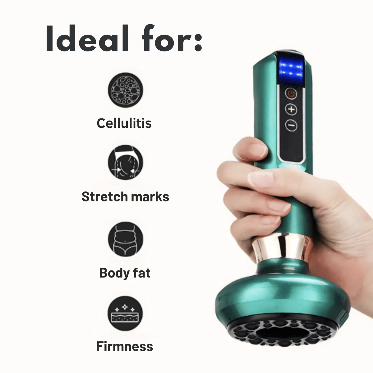 DERMAGLOW Cellulite Massageapparat til Hudpleje derhjemme