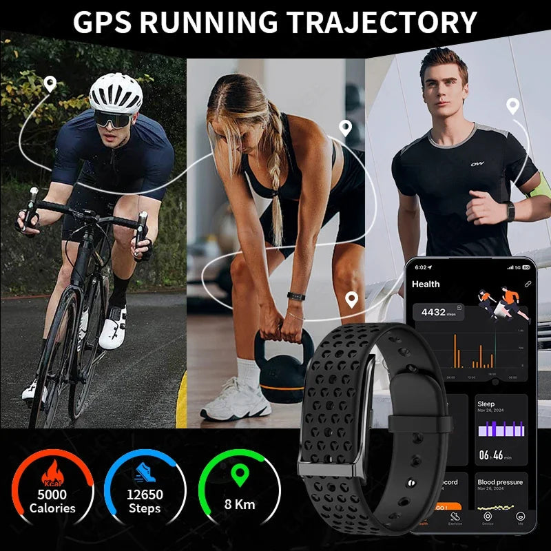 Fitness Tracker With GPS, 24/7 Health Monitoring, 40 Day Battery Life, 127 Sports Modes