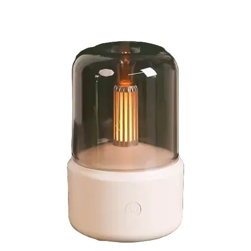 AROMELLE LED-diffuser med realistisk flammeeffekt til spa-lignende hjemmekomfort