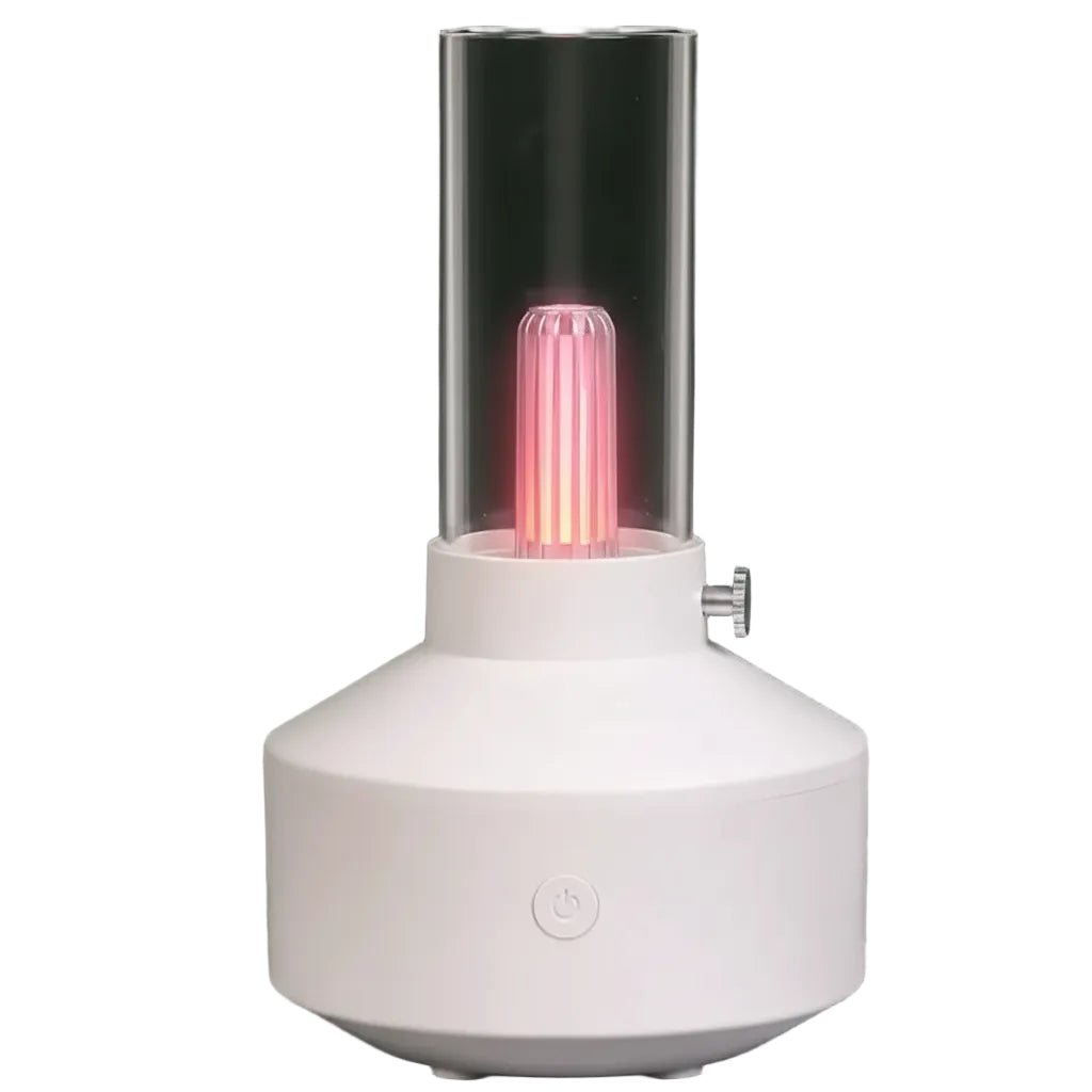 AROMELLE LED-diffuser med realistisk flammeeffekt til spa-lignende hjemmekomfort