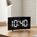 DIGITRACK vækkeur med LED-display og lydløs drift