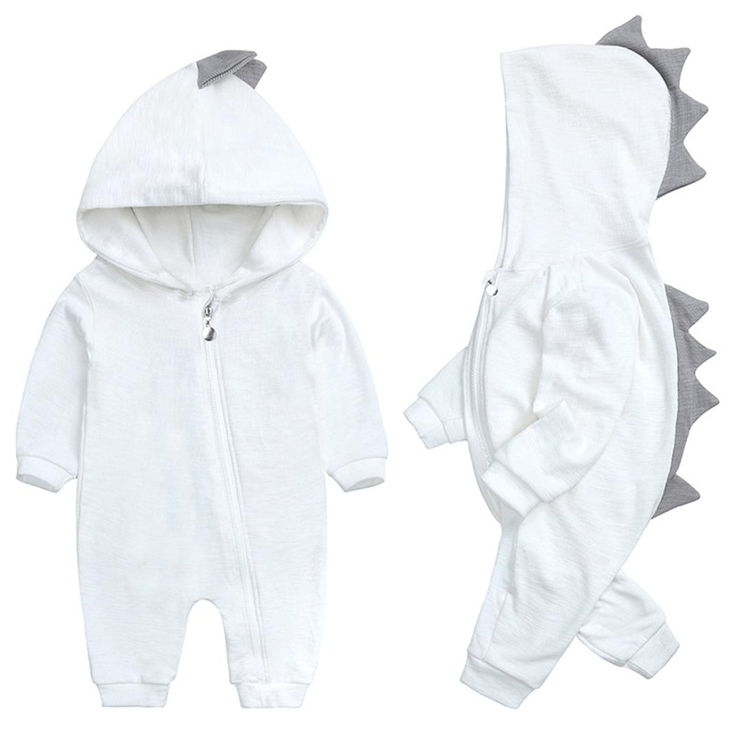 Cozy Cotton Comfort DinoSnuggle Dinosaur Romper For Babies And Toddlers