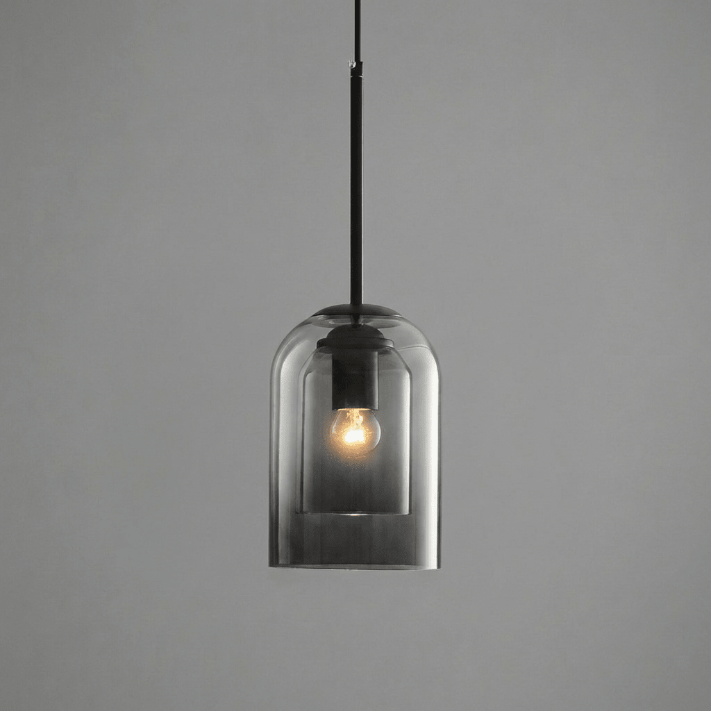 Dobbel Glass Pendellampe For Moderne Mid-Century Kjøkken Og Spisestue