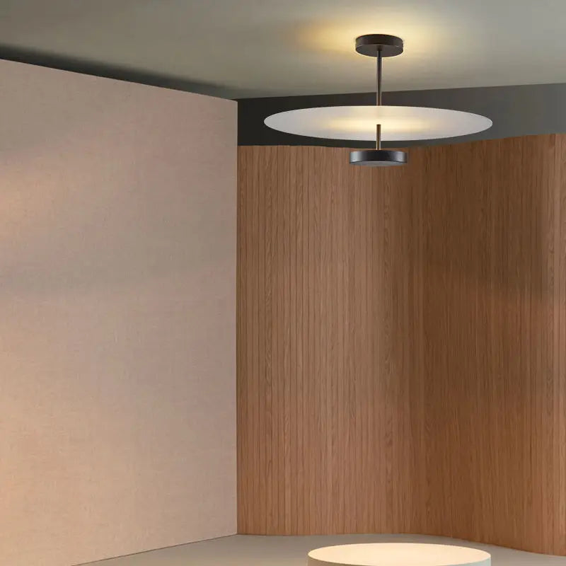 Aurelo Nordic Loop Ceiling Chandelier With Integrated LEDs
