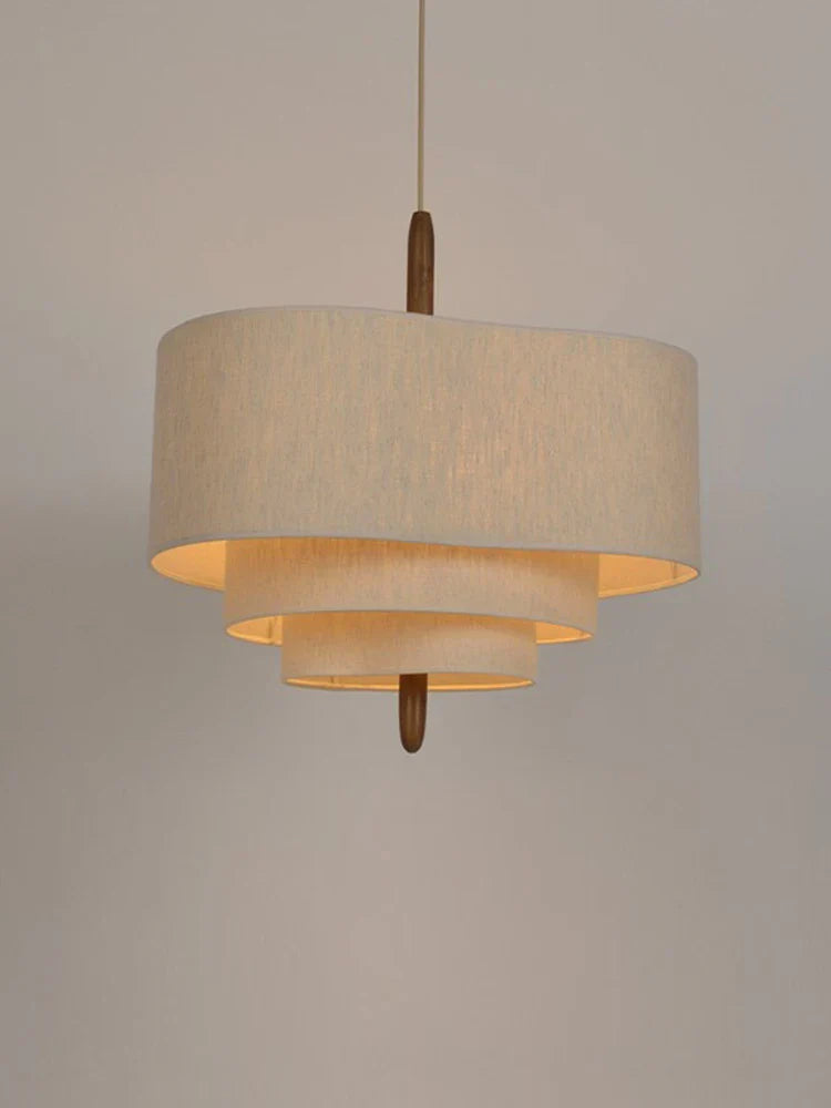 Velora Fabric Chandelier for Cozy Elegant Home Lighting