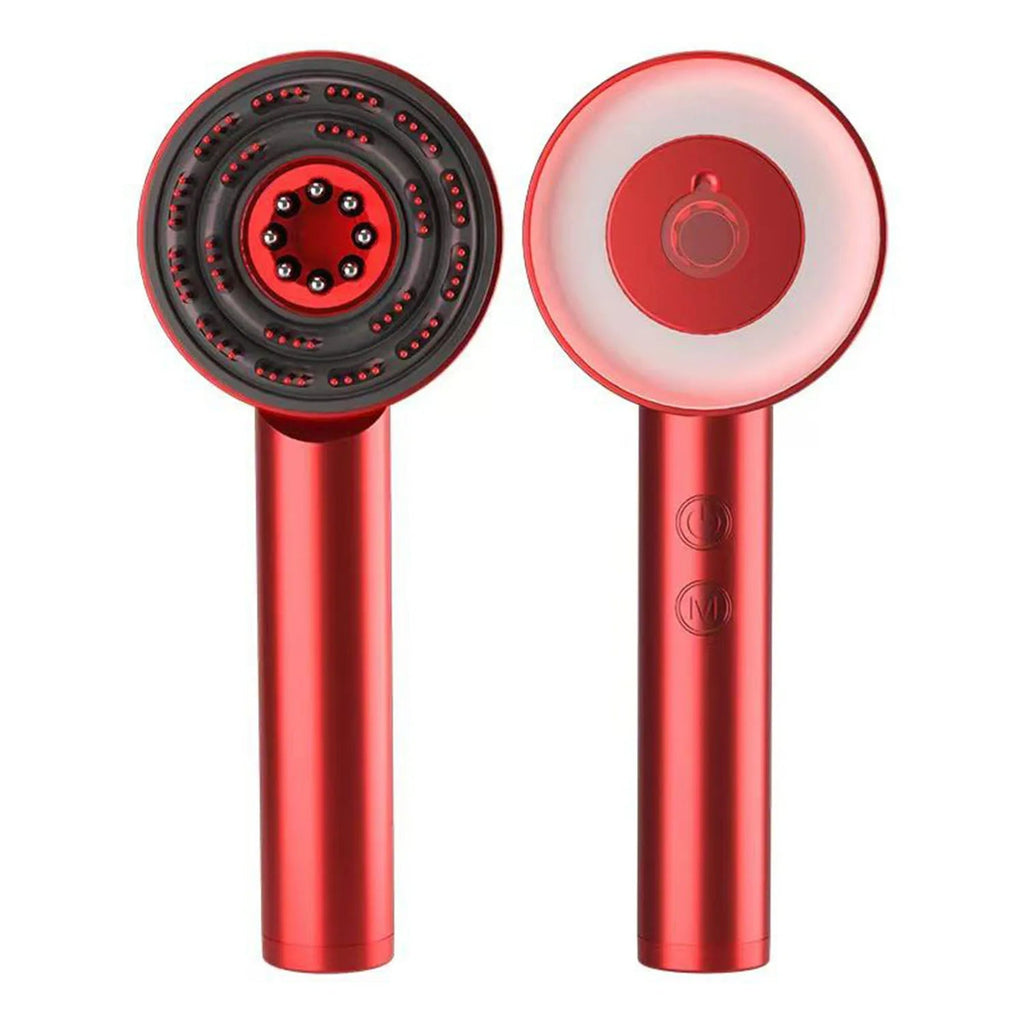 3-i-1 Rødt Lys Hovedbundsmassager