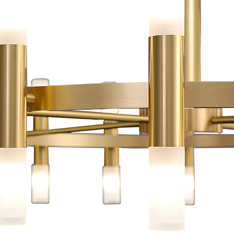 AstraGrid Nova Matrix LED Lysekrone for moderne interiør
