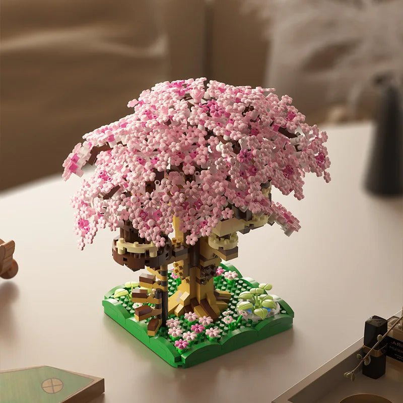 DREAMBLOOM Cherry Blossom Micro Treehouse Set For Imaginative Play