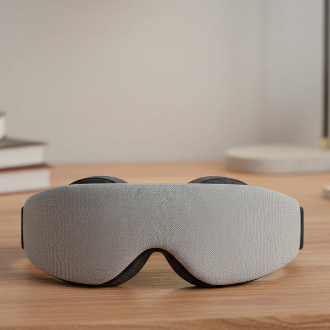 Maschera per occhi DreamFoam in memory foam 3D con coppe oculari regolabili