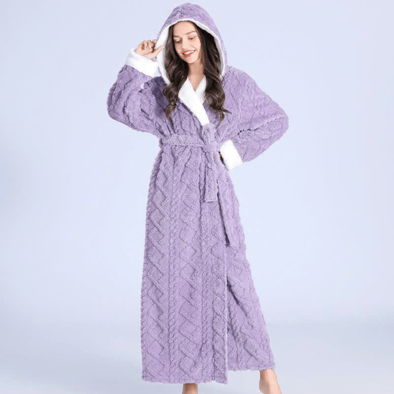 DreamWeave Plush Long Robe For Silky Soft, Luxurious Comfort All Day