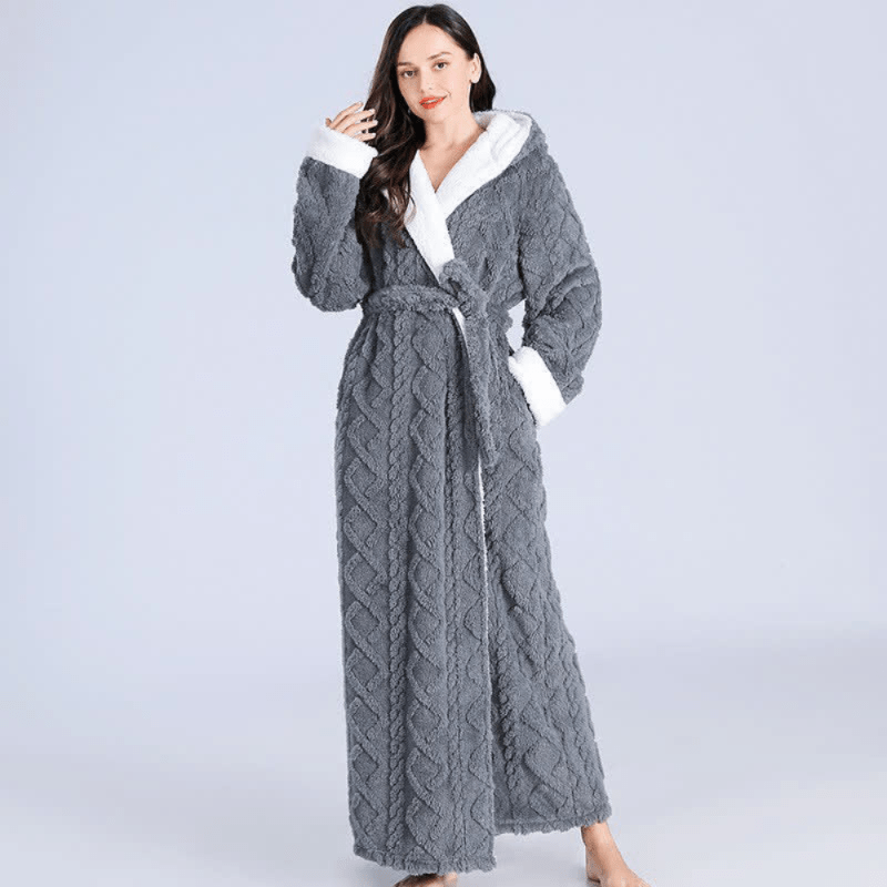 DreamWeave Plush Long Robe For Silky Soft, Luxurious Comfort All Day