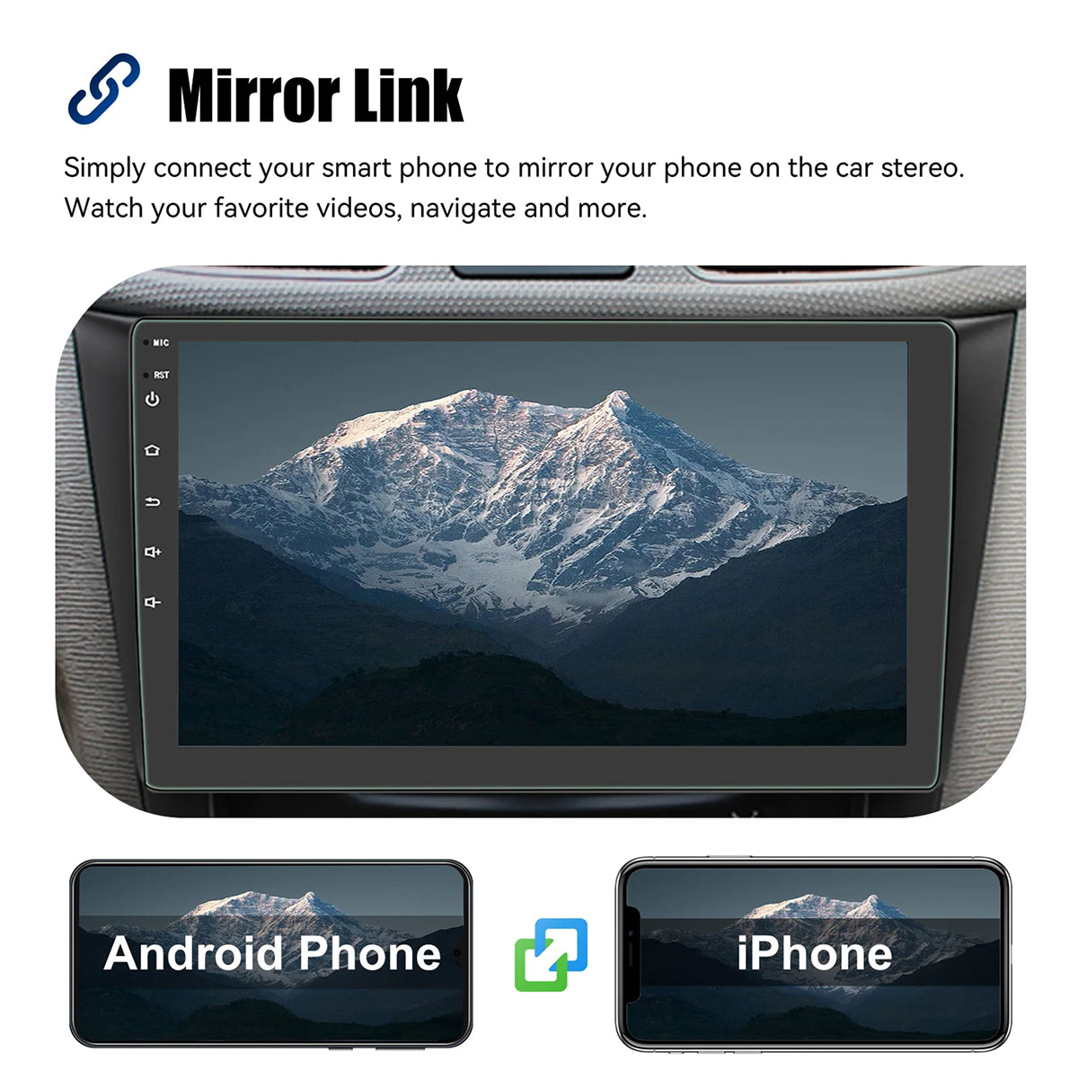 Sistema di navigazione wireless CarPlay con display da 10 pollici